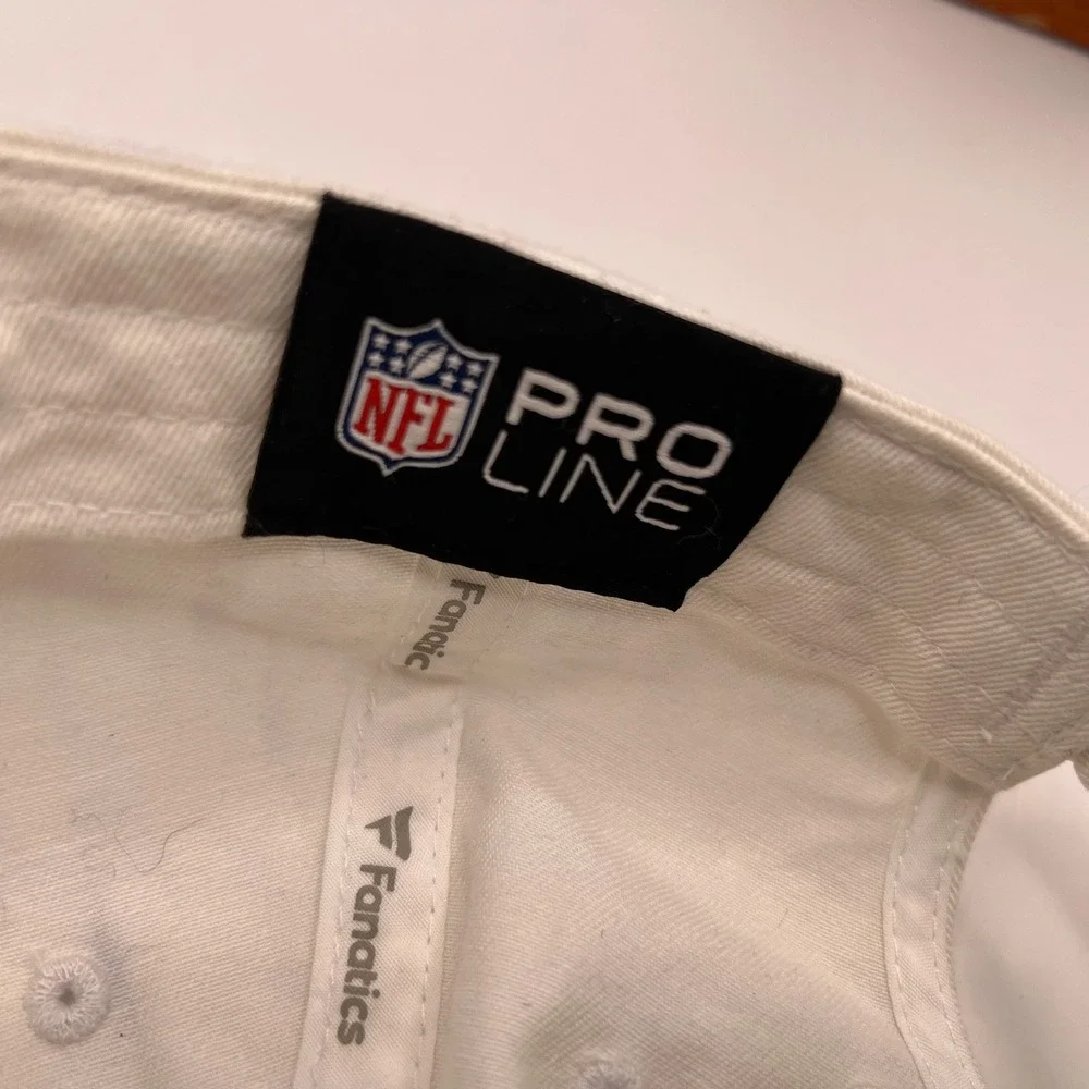 Fanatics NFL Pro Line Green Bay Packers Hat White Tonal Logo Adjustable Cap